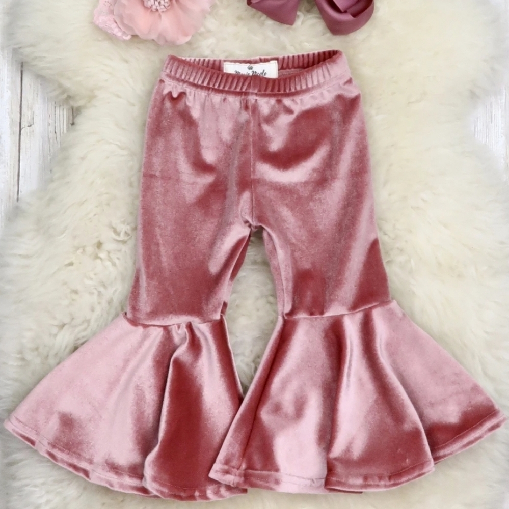 Velvet Toddler bell bottoms size 5